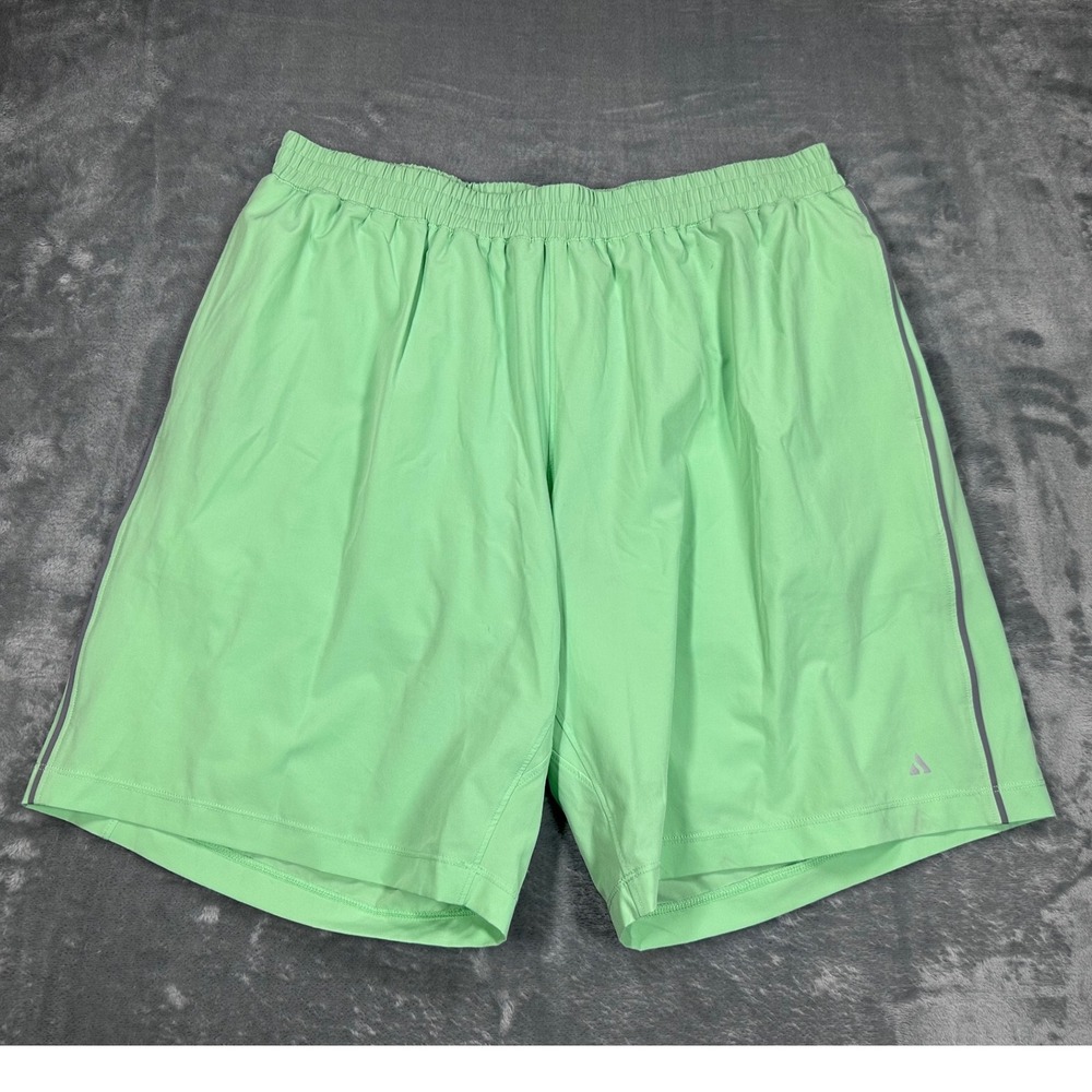 Solfire Peloton Mens XL Running Shorts Mint Green Lined Athletic Gym Training